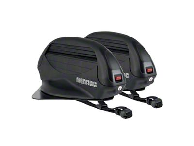 OMAC Magnetic Roof Mount Ski Rack with Anti-Theft Lock (Universal; Some Adaptation May Be Required)