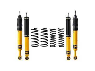 Old Man Emu 1 to 2-Inch Front / 2-Inch Rear Nitro Plus Suspension Lift Kit with Shocks; 0 to 330 lb. Front Load / 660 lb. Rear Load (03-09 4Runner)