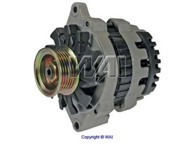 Alternator; 74 Amp (87-90 2.5L Jeep Wrangler YJ)
