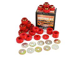 Rugged Ridge Body Mount Kit; Red (87-95 Jeep Wrangler YJ)