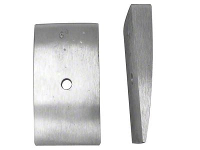 Rear Leaf Spring Shims; 6 Degree (87-95 Jeep Wrangler YJ)
