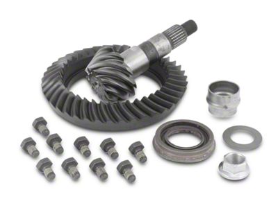 Dana 44 Front Axle/44 Rear Axle Ring and Pinion Gear Kit; 4.10 Gear Ratio (07-18 Jeep Wrangler JK Rubicon)