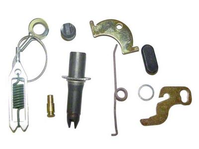 Drum Brake Self Adjusting Hardware; Driver Side (90-00 Jeep Wrangler YJ & TJ)