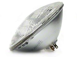 Headlight; Chrome Housing; Clear Lens (97-06 Jeep Wrangler TJ)
