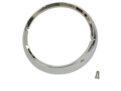Bezel Headlamp Chrome (72-86 Jeep CJ5 & CJ7)