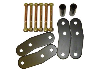 Rugged Ridge 1-Inch HD Rear Leaf Spring Lift Shackles (87-95 Jeep Wrangler YJ)