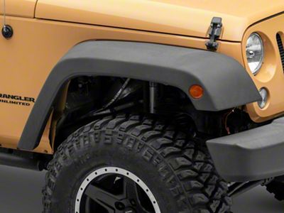 Factory Style Fender Flares with Mounting Hardware (07-18 Jeep Wrangler JK)