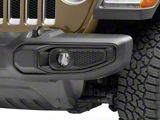 Front Bumper End Applique; Black; Driver Side (18-26 Jeep Wrangler JL, Excluding 4xe)