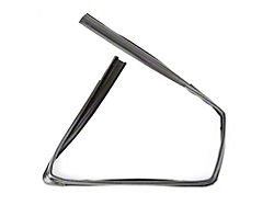 Front Door Glass Channel; Passenger Side (07-18 Jeep Wrangler JK)