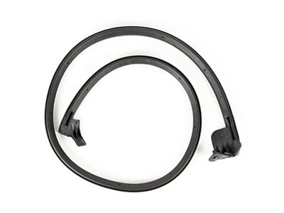 Front Half Door Seal; Passenger Side (07-18 Jeep Wrangler JK)