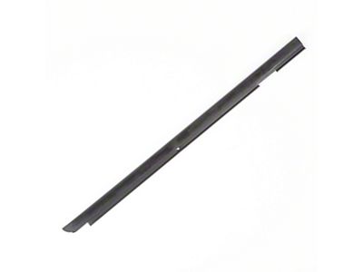Rear Door Glass Seal; Driver Side (07-18 Jeep Wrangler JK 4-Door)