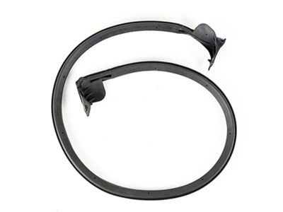 Rear Half Door Seal; Driver Side (07-18 Jeep Wrangler JK 4-Door)