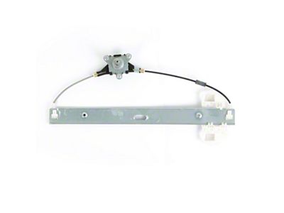 Window Regulator; Front Driver Side (07-18 Jeep Wrangler JK w/ Manual Windows)