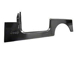 Quarter Panel with Jeep Logo; Driver Side (76-95 Jeep CJ7 & Wrangler YJ)
