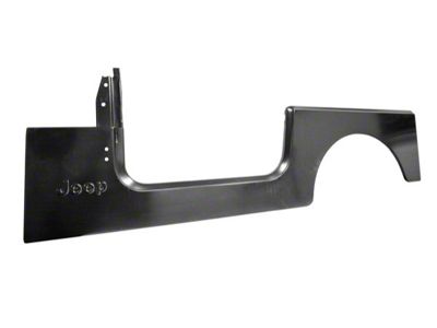 Quarter Panel with Jeep Logo; Driver Side (76-95 Jeep CJ7 & Wrangler YJ)