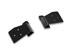 Rugged Ridge Mirror Relocation Brackets; Black (03-06 Jeep Wrangler TJ)