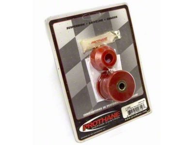 Rugged Ridge Front Track Bar Bushing Kit; Red (97-06 Jeep Wrangler TJ)