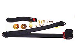 3-Point Seat Belt; Black (87-95 Jeep Wrangler YJ)