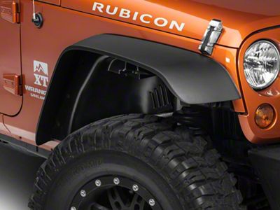 Rugged Ridge All-Terrain Flat Fender Flares with Inner Fender Liners (07-18 Jeep Wrangler JK)