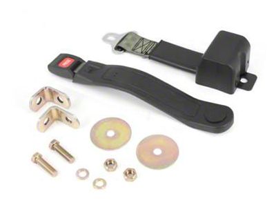 2-Point Retractable Seat Belt; Olive (87-95 Jeep Wrangler YJ)