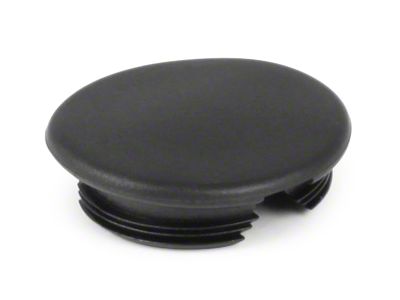 Window Crank Handle Cover; Black (87-95 Jeep Wrangler YJ)