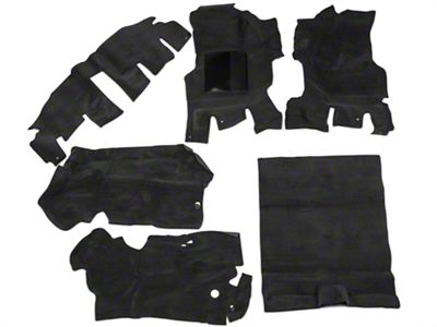 Complete Molded Replacement Carpet; Agate (97-02 Jeep Wrangler TJ)