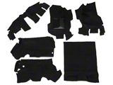 Complete Molded Replacement Carpet; Black (97-02 Jeep Wrangler TJ)