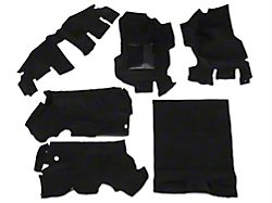 Complete Molded Replacement Carpet; Black (97-02 Jeep Wrangler TJ)