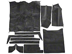 Complete Molded Replacement Carpet; Dark Gray (87-95 Jeep Wrangler YJ)