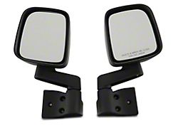 OPR Side Mirrors; Black (03-06 Jeep Wrangler TJ)