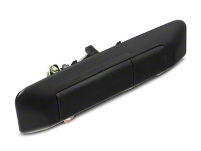 OPR Tailgate Handle with Camera Hole Opening; Textured Black (09-15 Tacoma)