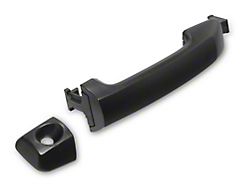 OPR Exterior Door Handle; Front Driver Side; Textured Black (07-21 Tundra)