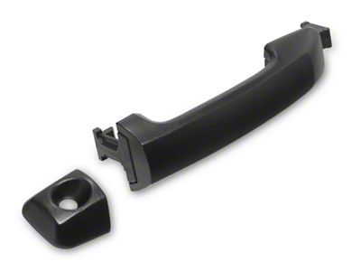 OPR Exterior Door Handle; Front Driver Side; Textured Black (07-21 Tundra)