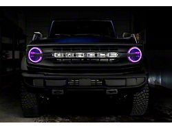 Oracle ColorSHIFT RGB+W Headlight Halo Upgrade Kit (21-26 Bronco w/ Factory LED DRL)