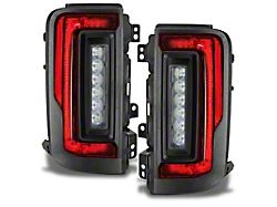 Oracle Flush Mount LED Tail Lights; Black Housing; Red Clear Lens (21-26 Bronco w/ Factory Halogen Tail Lights)