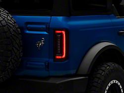 Oracle Flush Mount LED Tail Lights; Black Housing; Tinted Lens (21-25 Bronco w/ Factory Halogen Tail Lights)