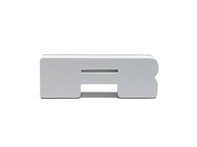 Oracle Illuminated White LED Letter Badge; Matte White; R (Universal; Some Adaptation May Be Required)