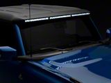 Oracle Integrated Windshield Roof LED Light Bar System; Black (21-25 Bronco)