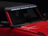 Oracle Integrated Windshield Roof LED Light Bar System; Carbonized Gray (21-25 Bronco)