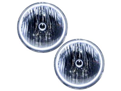 Oracle OE Style Headlights with LED Halo; Chrome Housing; Clear Lens (07-18 Jeep Wrangler JK)