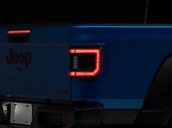 Oracle Flush Mount LED Tail Lights; Black Housing; Red Clear Lens (20-25 Jeep Gladiator JT)