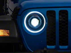 Oracle Oculus Bi-LED Projector Headlights; Matte Black Housing; Clear Lens (20-25 Jeep Gladiator JT)