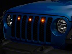Oracle Pre-Runner Style LED Grille Light Kit; Amber (20-25 Jeep Gladiator JT)