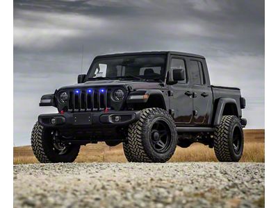 Oracle Pre-Runner Style LED Grille Light Kit; Blue (20-25 Jeep Gladiator JT)