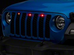Oracle Pre-Runner Style LED Grille Light Kit; Red (20-25 Jeep Gladiator JT)