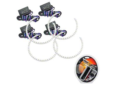 Oracle LED Headlight Halo Kit; ColorSHIFT (99-04 Jeep Grand Cherokee WJ)
