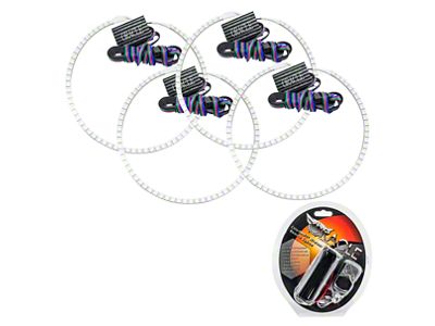 Oracle LED Headlight Halo Kit; ColorSHIFT (05-10 Jeep Grand Cherokee WK)