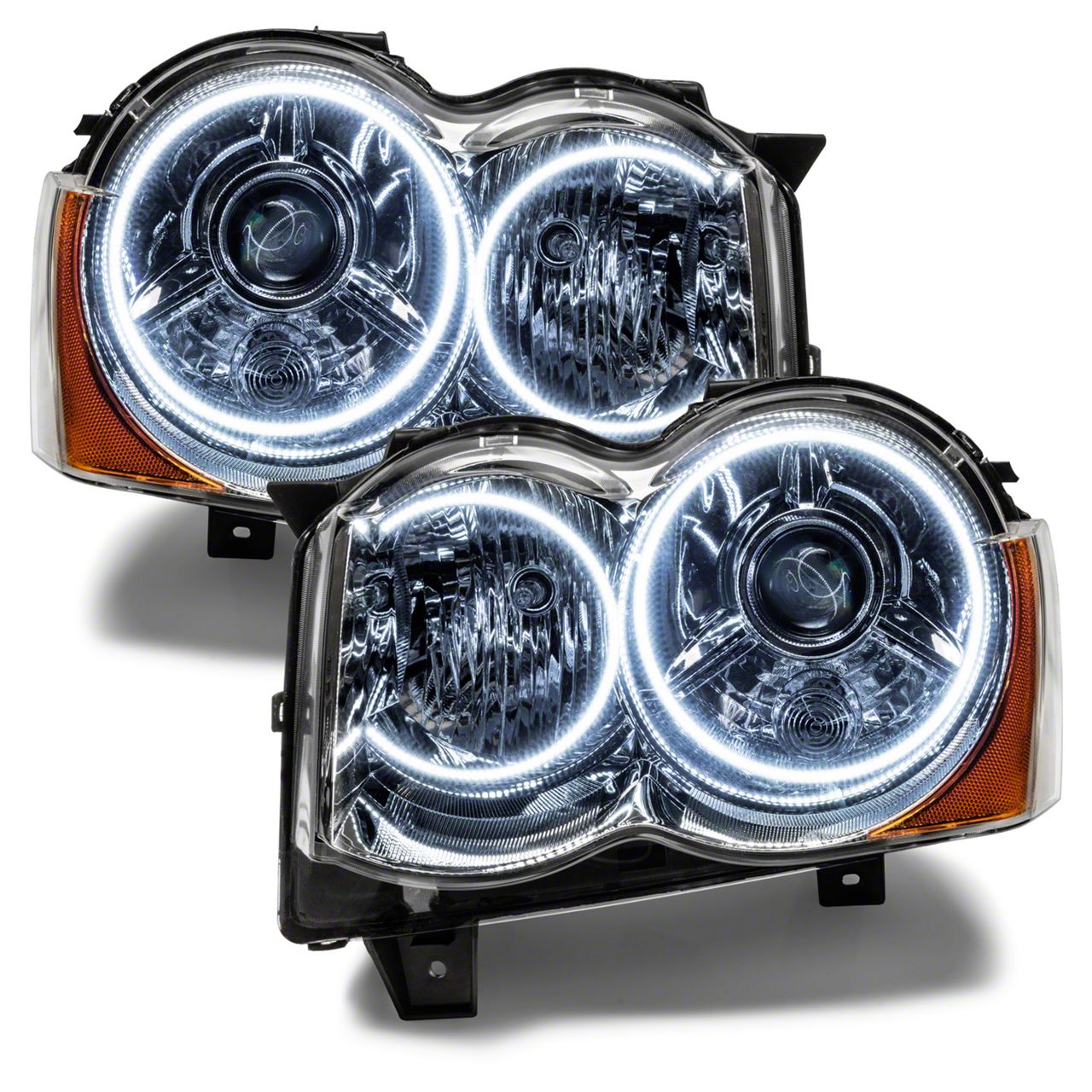 Halogen Headlight Left Driver Side W/o Bulbs Fits 2002-2004 Jeep Grand Cherokee Laredo - Foto 13
