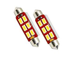 Oracle 44mm 6-LED 3-Chip Festoon LED Engine Compartment Light Bulbs; White (03-09 Jeep Wrangler TJ & JK)