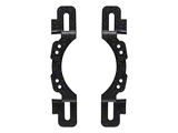 Oracle LED Fog Light Adapter Brackets for Steel Bumpers (13-18 Jeep Wrangler JK Hard Rock, Rubicon X, 10th Anniversary Editions; 18-25 Jeep Wrangler JL Rubicon)